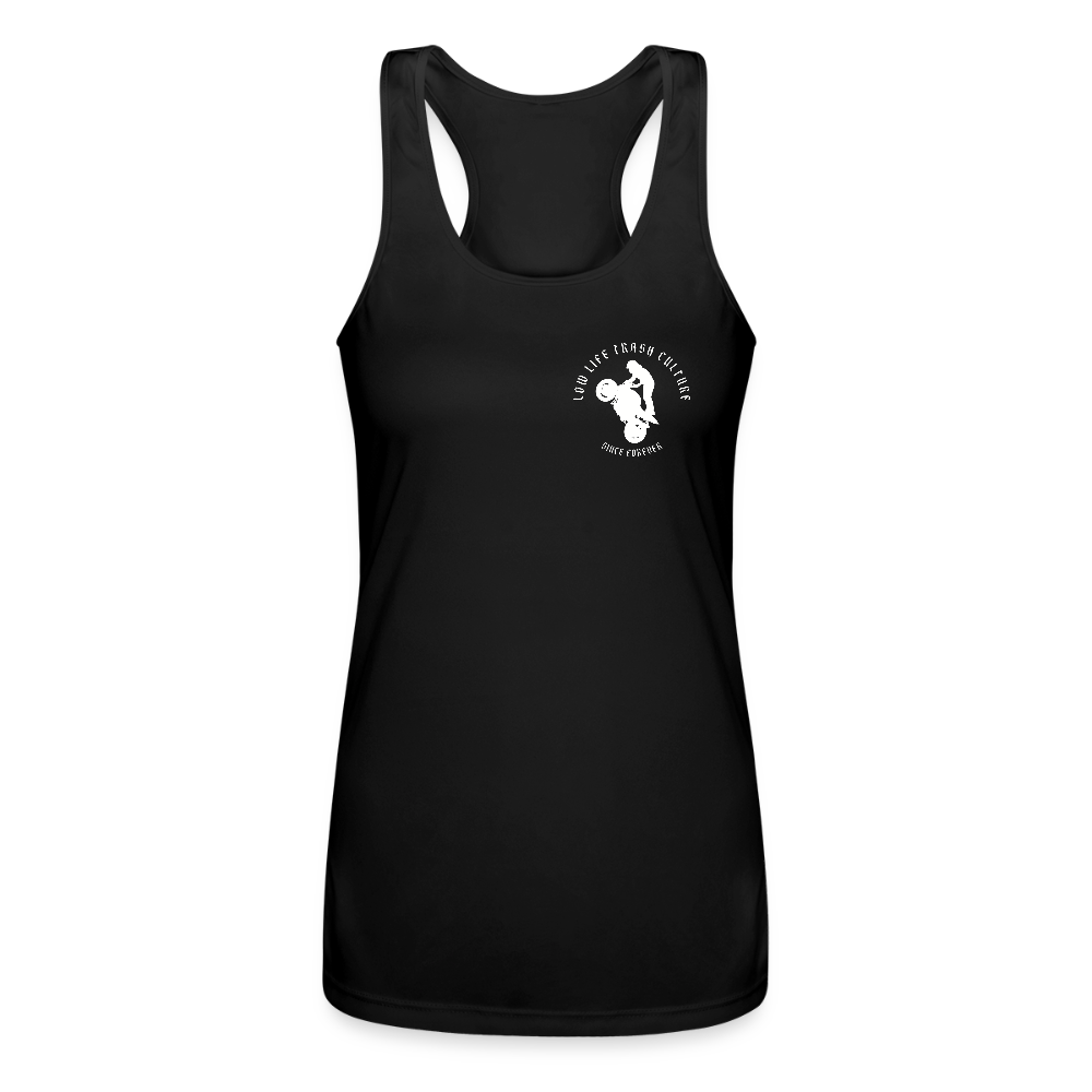 Pink  Streetz,lotz, & boxxWomen’s Performance Racerback Tank Top - black