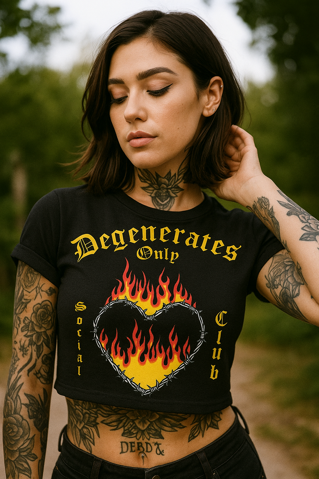 Degenerates Only - Women’s Crop Top