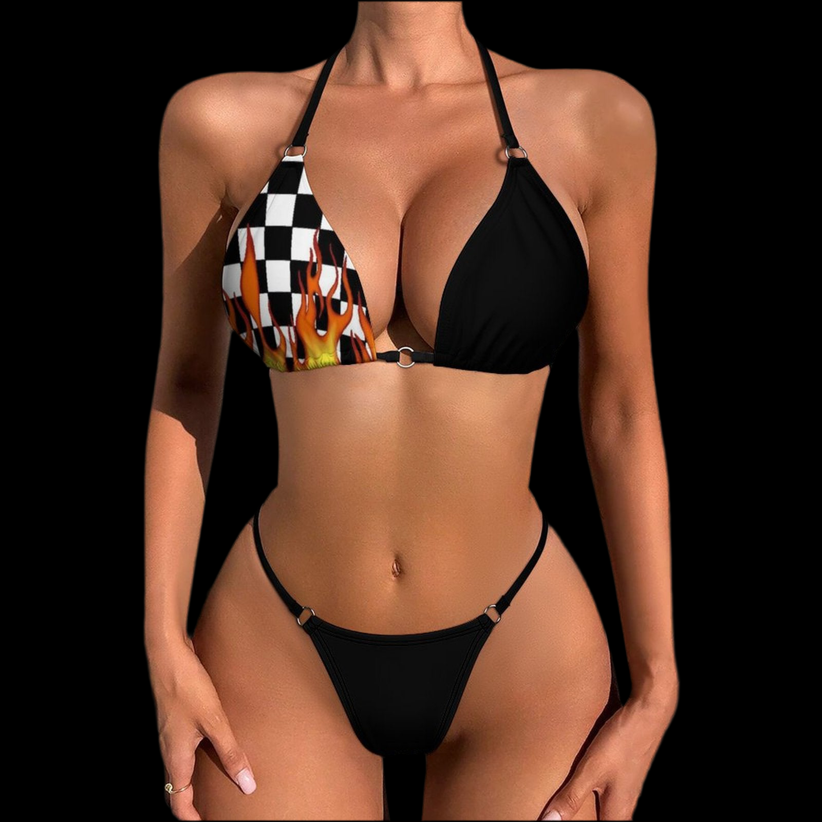 Checkered Hot Rod Bikini