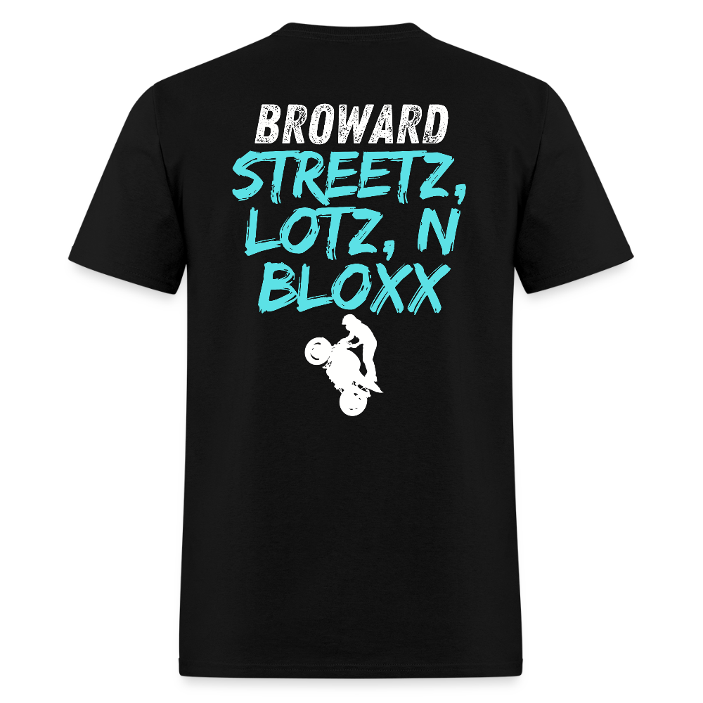Blue Streetz, Lotz, & Bloxx T-Shirt | GILDAN 5000 - black
