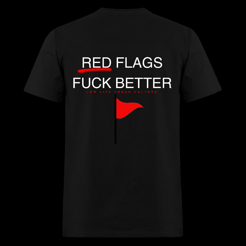 Red Flags Men's T-Shirt - black