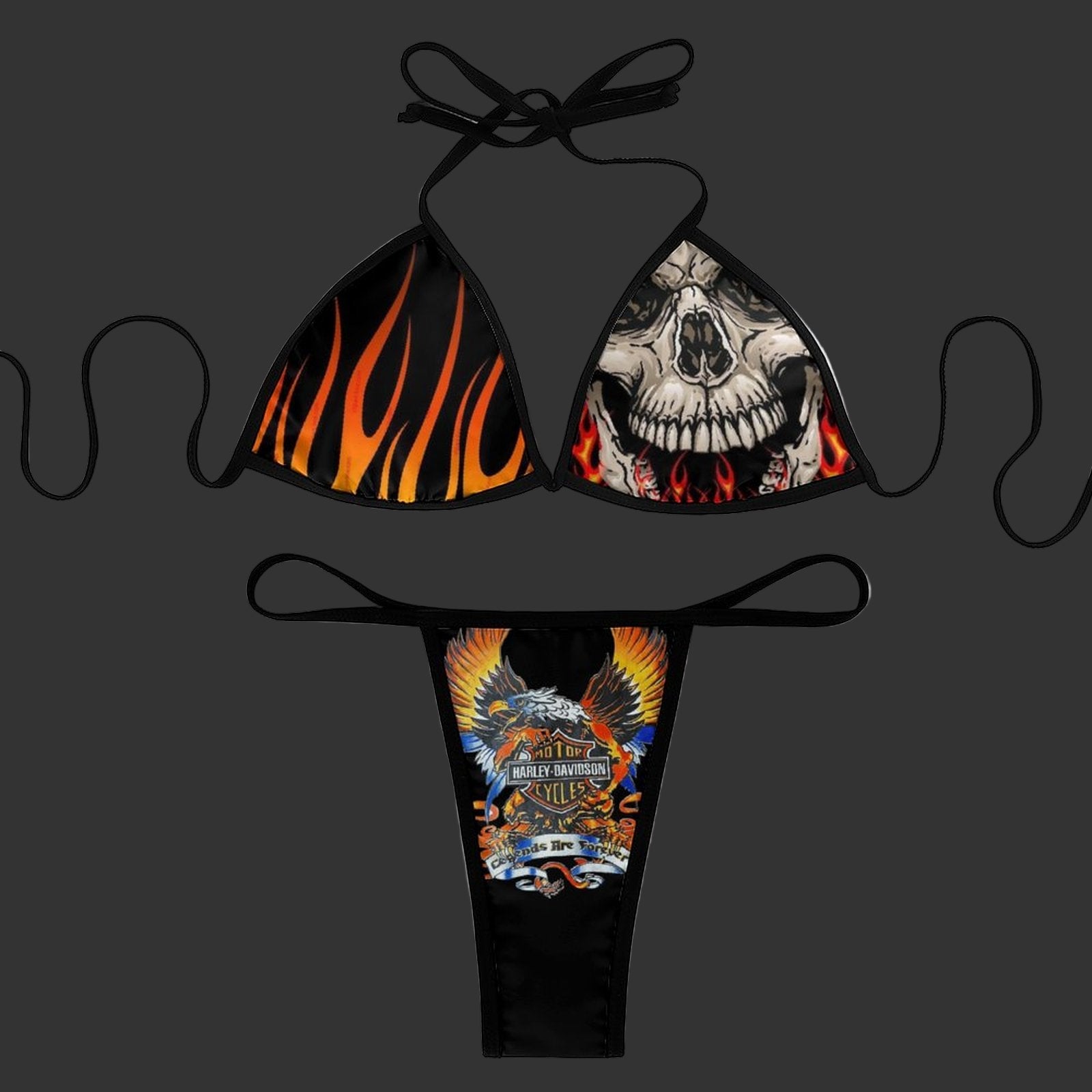 2-Piece Bikini Thong- Harley Davidson