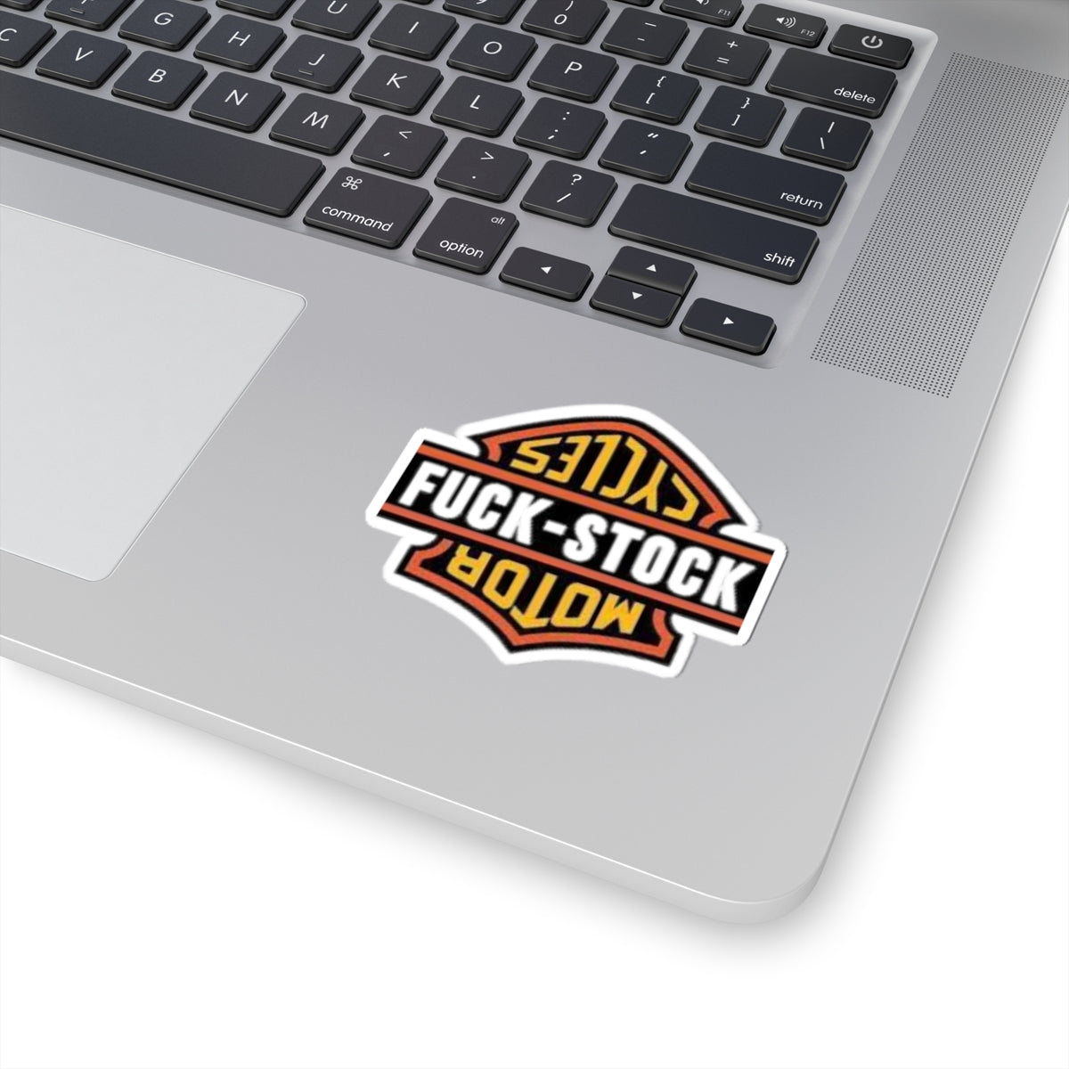 Fuck Stock -Cut Stickers Laptop Decals, Car Accessories, Gift for Riders, Custom Cool Stickers