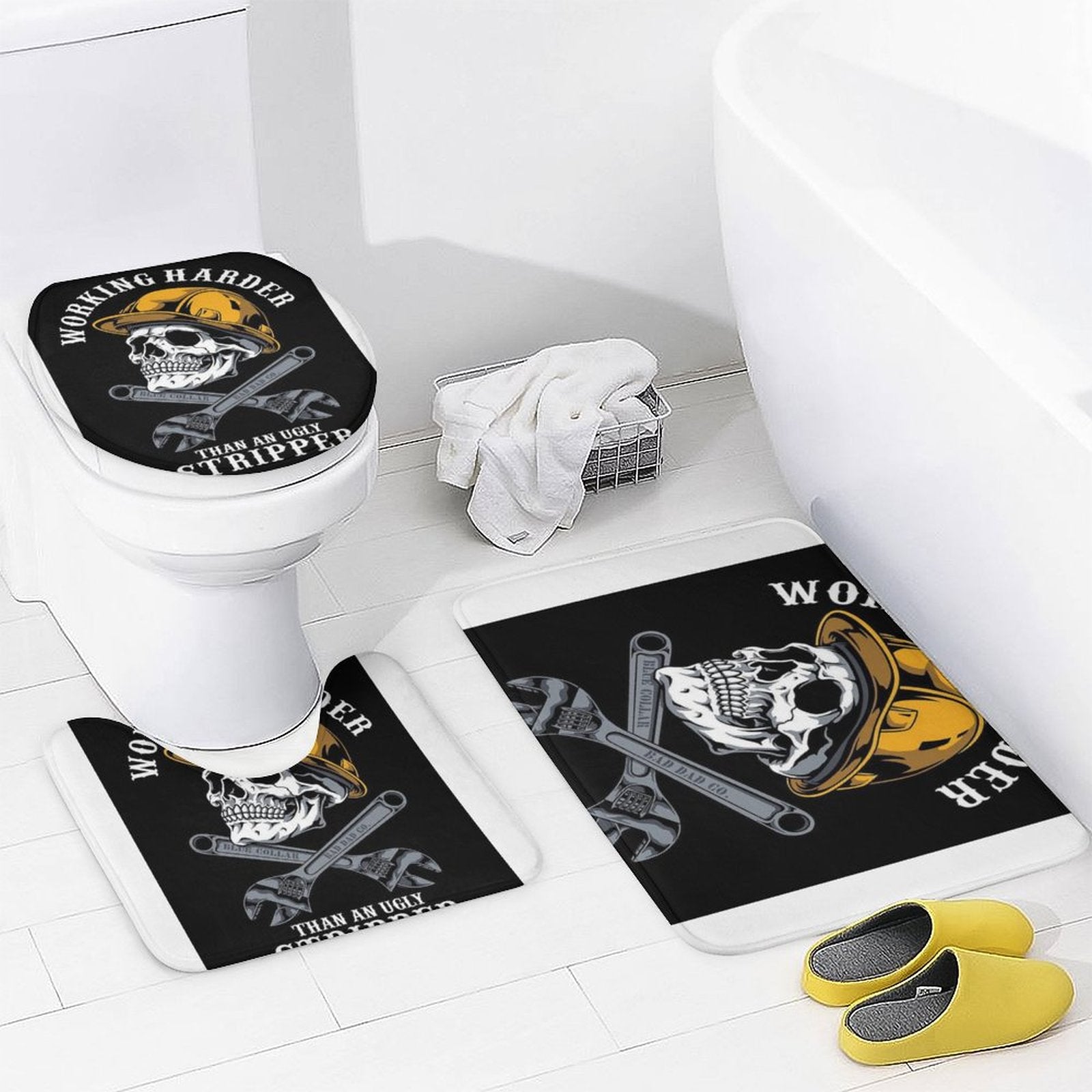 Bathroom 4-Piece Set(One-sided Printing)