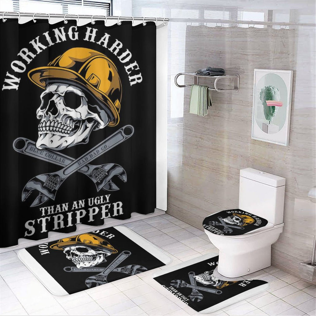 Bathroom 4-Piece Set(One-sided Printing)