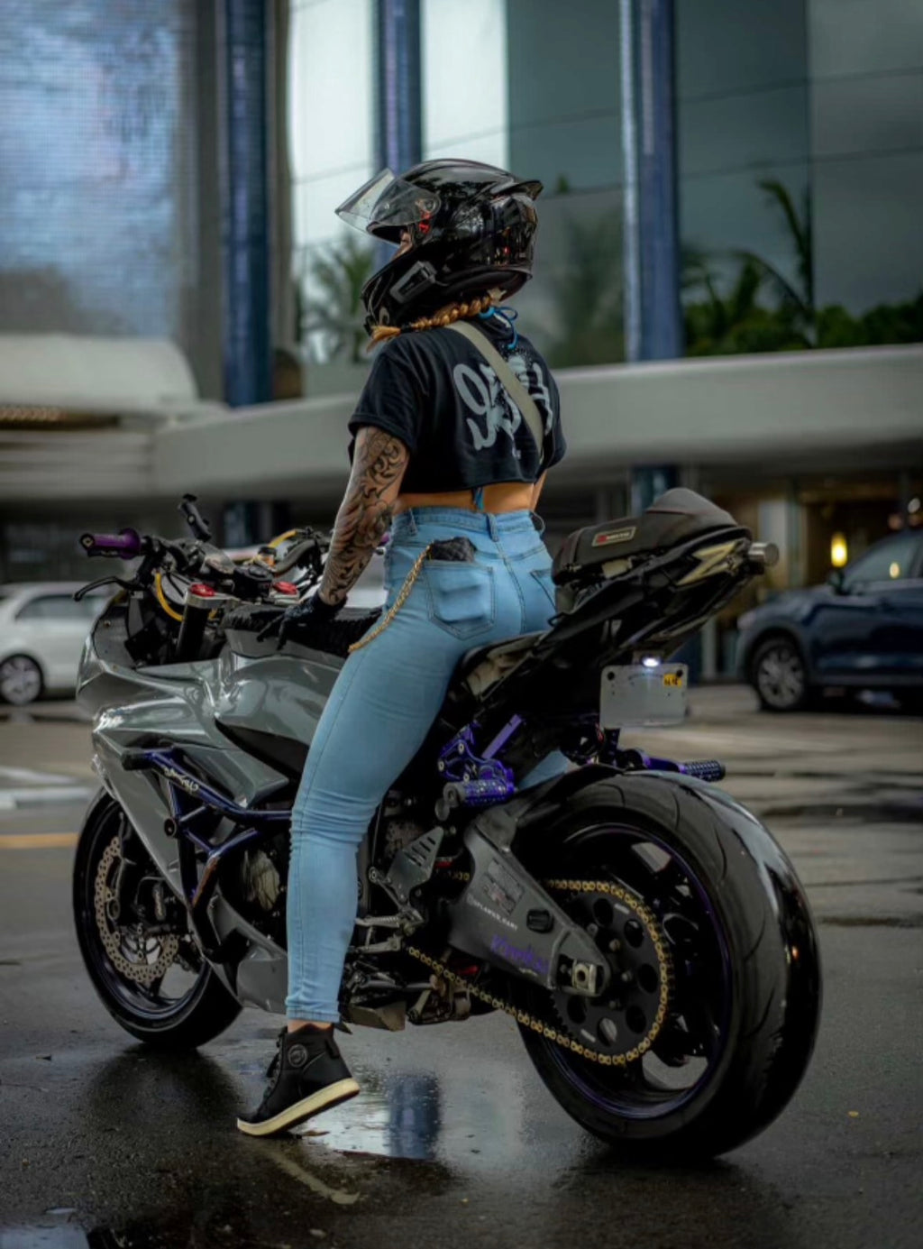 954 Culture Crop Tee – South Florida Motorcycle Streetwear