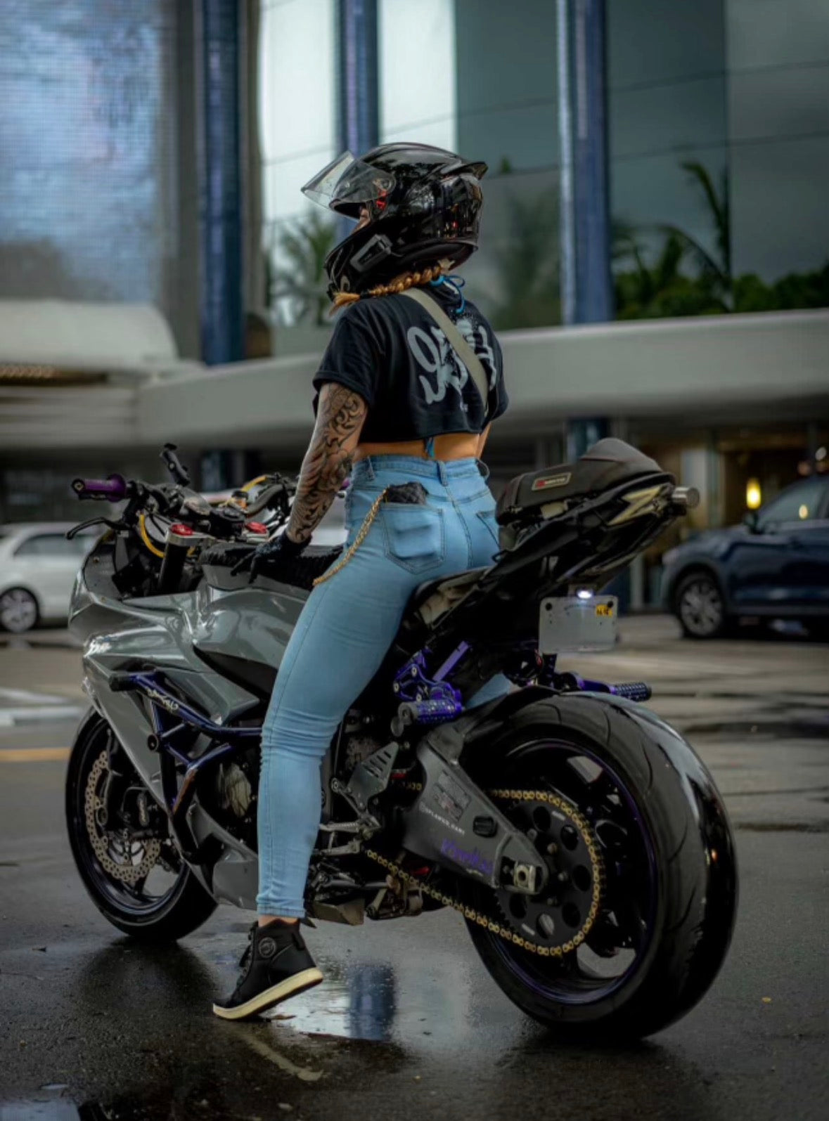 954 Culture Crop Tee – South Florida Motorcycle Streetwear